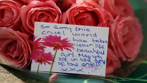 PA Media Floral tribute