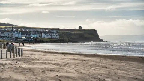 Getty/Shawn Williams The beach at Castlerock in Northern Ireland.