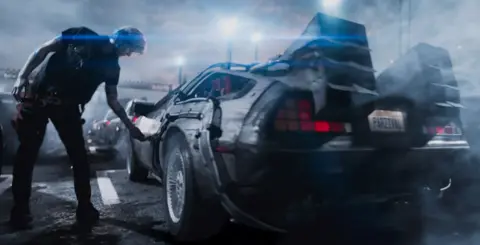 Warner Bros A scene from Ready Player One