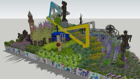 Birmingham City Council An artist's impression of the design