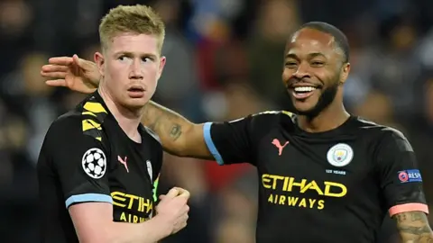 Kevin de Bruyne and Raheem Sterling