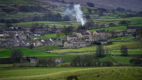 Getty Images A general view of the Yorkshire village of Hawes