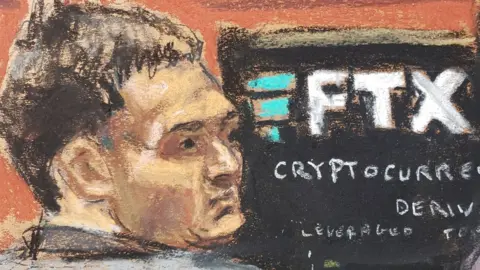 Reuters Courtroom sketch of Sam Bankman-Fried