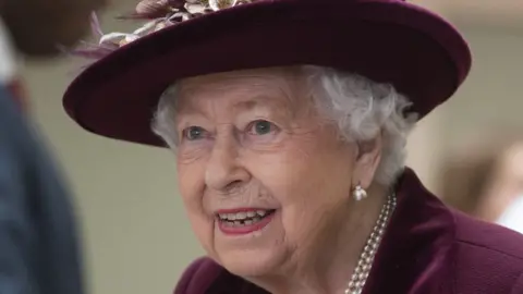 PA Media The Queen during a visit to the MI5 headquarters on 25 March