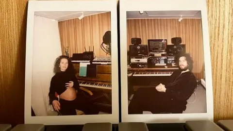 Fryars / Instagram Rae Morris in the studio with Benjamin Garrett