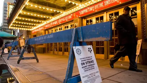 Getty Images Broadway striking