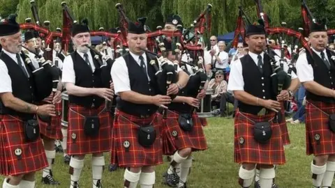 Corby Highland Gathering Pipers at the Corby Highland Gathering