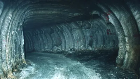 Getty Images A salt cavern in Louisiana where the US stores millions of barrels of oil