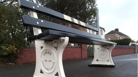 Lesley Owen The memorial bench