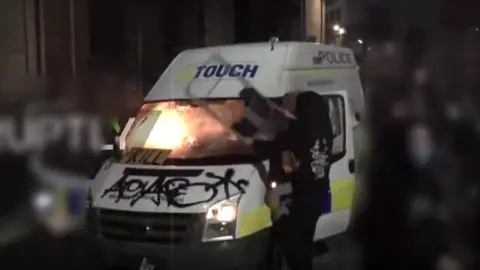 Avon and Somerset Police Footage from Bristol Kill the Bill riot in March