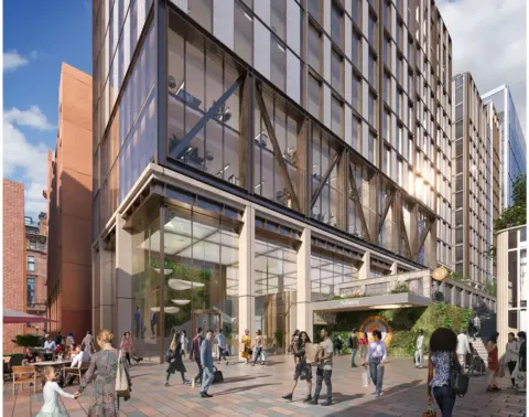 Landsec Dundas Square subway access