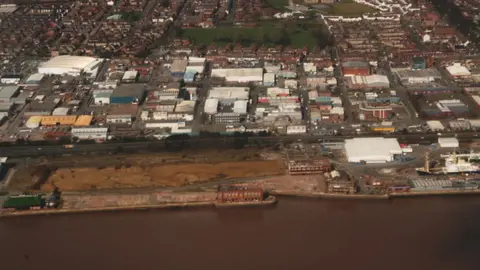 Geograph/Chris Aerial shot of St Andrews Dock