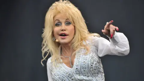 BBC Dolly Parton at Glastonbury in 2014