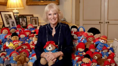 Getty Images Camilla, Queen Consort, and teddies