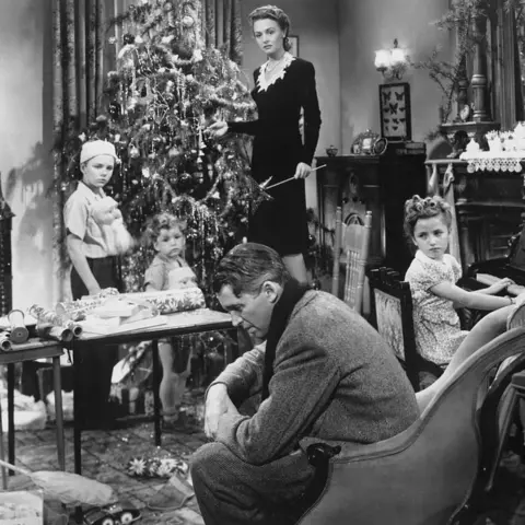 Getty Images James Stewart and film family