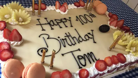 Tom's birthday cake
