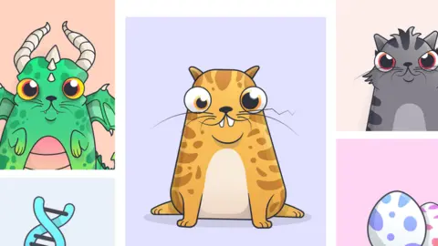 www.cryptokitties.co Cartoon cats