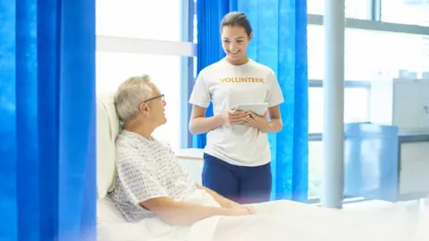 Getty Images Hospital volunteer