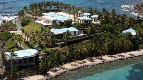 Reuters Little St James, a private island own by Jeffrey Epstein