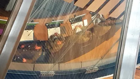 Gareth Llywellyn Shot of filming