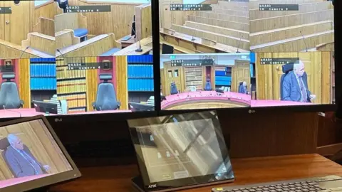 Court of Session Court of Session video monitors