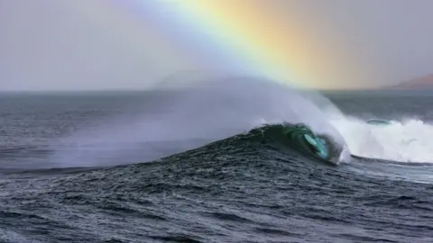 Getty Images Wave off the Western Isles