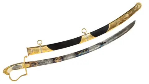 Duke's Auction House sword and case