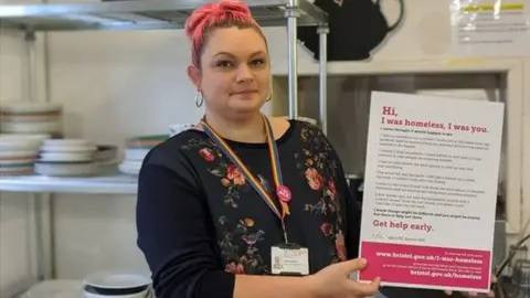 Bristol City Council Lola holding her letter