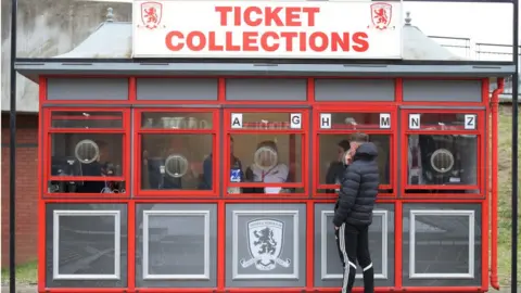 Getty Images ticket collection booth