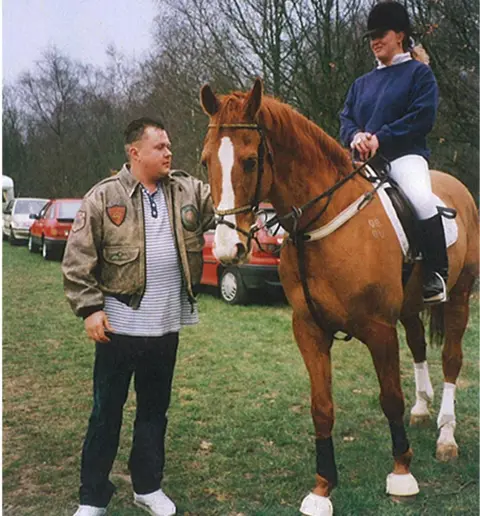 Johanna Collings Early 1990s: Bellfield with Johanna Collings at Yateley horse show in Hampshire, near to where Milly Dowler's body was found