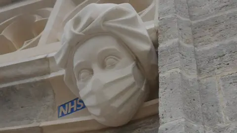 Christchurch Priory NHS worker carving