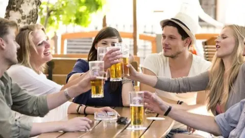 Thinkstock Drinking outside