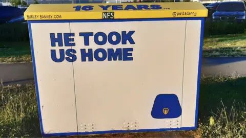 Andy McVeigh Burley Banksy painting