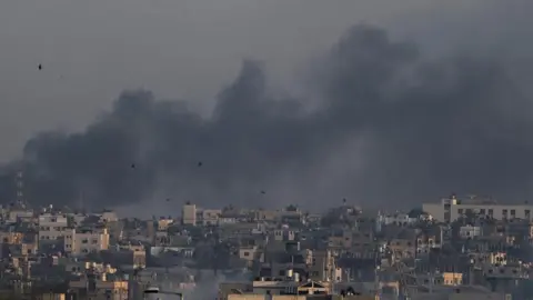 EPA Smoke rising over Gaza