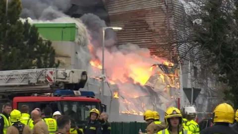 Ocado fire