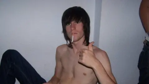 Alex Duncan Dan during a holiday to Magaluf in 2007