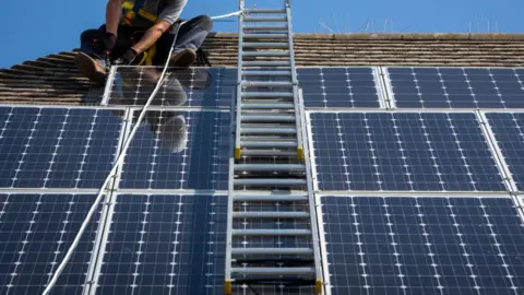 Getty Images Solar panels