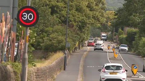 BBC Road with 30mph sign