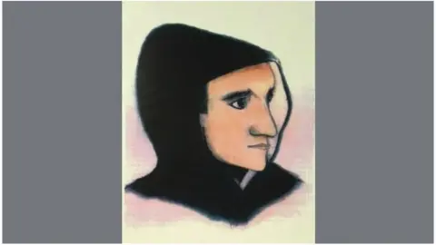 POLICE SCOTLAND An E-Fit showing a man with a green hooded jacket on seen by William Gardner hours before Caroline Glachan's body was found.