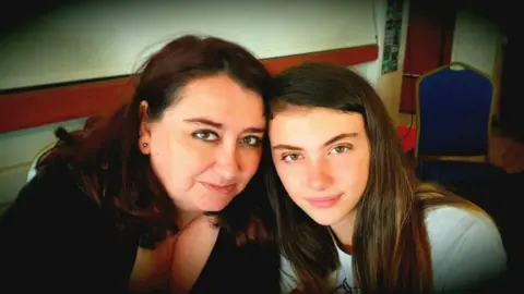 Darren Nicholson Roma Manteiga-Nicholson with her mother Rosa Manteiga