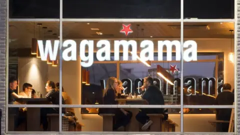 Getty Images Diners in a Wagamama restaurant.