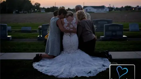 Mandi Kneep/Loving Life Photography Jessica Padgett, 25, was supposed to marry Kendall Murphy on 29 September this year