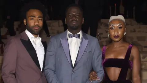 Getty Images Donald Glover, Daniel Kaluuya and Cynthia Erivo