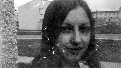 Terry in her younger years growing up in Ystrad Mynach