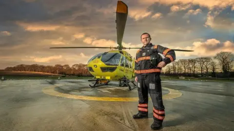 Yorkshire Air Ambulance Yorkshire Air Ambulance chief pilot Owen McTeggart