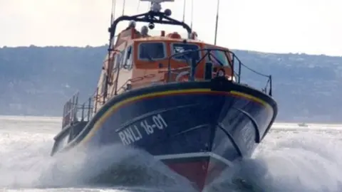 BBC RNLI St Helier lifeboat