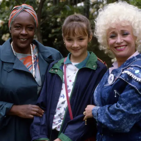 BBC She appeared with a young Martine McCutcheon and Isabelle Lucas in the 1989 children's drama Bluebirds