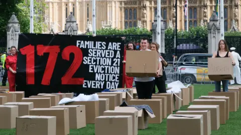 Getty Images Shelter protest