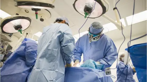 Getty Images Patient having surgery