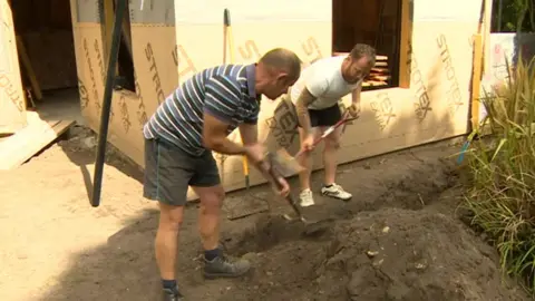 Dougie and Paul digging